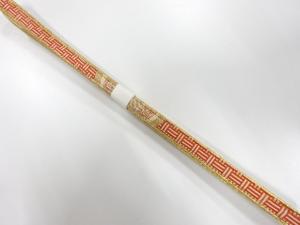 未使用品　正絹　帯留め用　手組三分紐